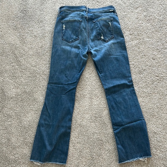 Mother weekender fray Blue Jeans - Picture 10 of 12